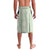 Sage Green Hawaiian Palaka Lavalava Kukui Nut Money Lei - Polynesian Pride