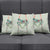 Sage Green Hawaiian Palaka Pillow Cover Kukui Nut Money Lei - Polynesian Pride