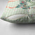 Sage Green Hawaiian Palaka Pillow Cover Kukui Nut Money Lei - Polynesian Pride