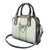 Sage Green Hawaiian Palaka Shoulder Handbag Kukui Nut Money Lei - Polynesian Pride
