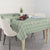 Sage Green Hawaiian Palaka Tablecloth Kukui Nut Money Lei - Polynesian Pride