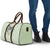 Sage Green Hawaiian Palaka Travel Bag Kukui Nut Money Lei - Polynesian Pride
