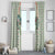 Sage Green Hawaiian Palaka Window Curtain Kukui Nut Money Lei - Polynesian Pride