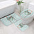 Turquoise Hawaiian Palaka Bathroom Set Kukui Nut Money Lei - Polynesian Pride