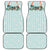 Turquoise Hawaiian Palaka Car Mats Kukui Nut Money Lei - Polynesian Pride