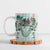 Turquoise Hawaiian Palaka Ceramic Mug Kukui Nut Money Lei - Polynesian Pride
