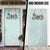 Turquoise Hawaiian Palaka Door Cover Kukui Nut Money Lei - Polynesian Pride