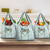 Turquoise Hawaiian Palaka Grocery Bag Kukui Nut Money Lei - Polynesian Pride