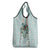 Turquoise Hawaiian Palaka Grocery Bag Kukui Nut Money Lei - Polynesian Pride