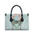 Turquoise Hawaiian Palaka Leather Bag Kukui Nut Money Lei - Polynesian Pride