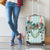 Turquoise Hawaiian Palaka Luggage Cover Kukui Nut Money Lei - Polynesian Pride