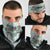 Turquoise Hawaiian Palaka Neck Gaiter Kukui Nut Money Lei - Polynesian Pride