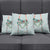 Turquoise Hawaiian Palaka Pillow Cover Kukui Nut Money Lei - Polynesian Pride