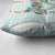 Turquoise Hawaiian Palaka Pillow Cover Kukui Nut Money Lei - Polynesian Pride