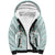 Turquoise Hawaiian Palaka Sherpa Hoodie Kukui Nut Money Lei - Polynesian Pride