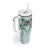 Turquoise Hawaiian Palaka Tumbler With Handle Kukui Nut Money Lei - Polynesian Pride