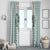 Turquoise Hawaiian Palaka Window Curtain Kukui Nut Money Lei - Polynesian Pride