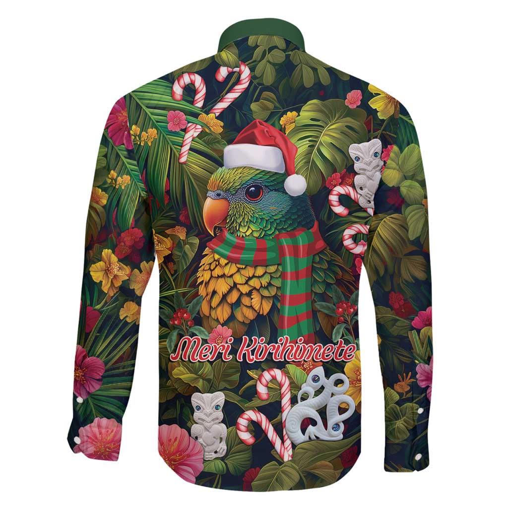 Meri Kirihimete Kakapo Santa Family Matching Mermaid Dress and Hawaiian Shirt Merry Christmas with Tropical Vibe LT9 - Polynesian Pride