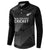 New Zealand Cricket Custom Button Sweatshirt Potae Pango Black Fern Pattern