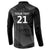 New Zealand Cricket Custom Button Sweatshirt Potae Pango Black Fern Pattern