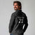 New Zealand Cricket Custom Long Sleeve Polo Shirt Potae Pango Black Fern Pattern