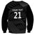 New Zealand Cricket Custom Sweatshirt Potae Pango Black Fern Pattern