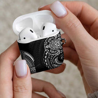 Polynesian Turtle Tribal Tattoo AirPods Case Black Style - Polynesian Pride