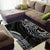Polynesian Turtle Tribal Tattoo Area Rug Black Style