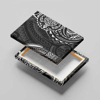 Polynesian Turtle Tribal Tattoo Canvas Wall Art Black Style