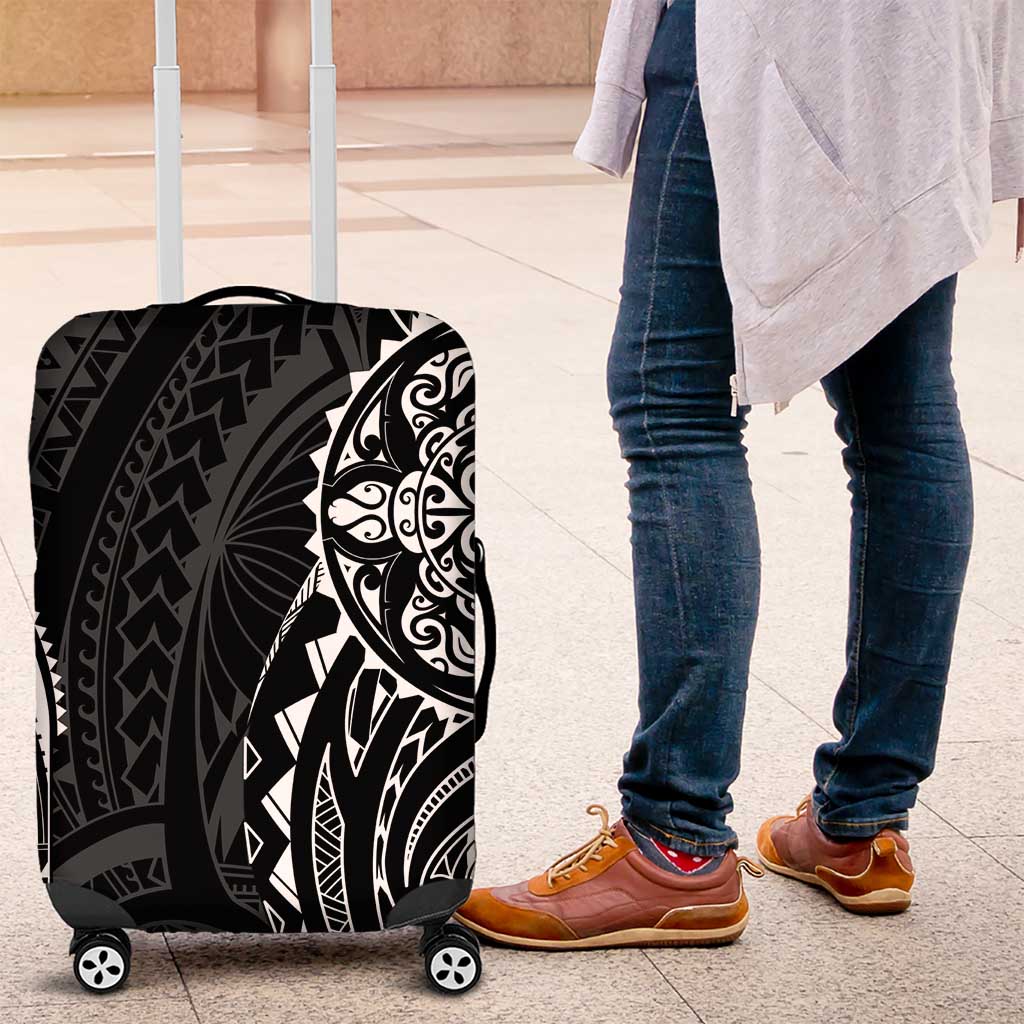 Polynesian Turtle Tribal Tattoo Luggage Cover Black Style LT9 Black - Polynesian Pride