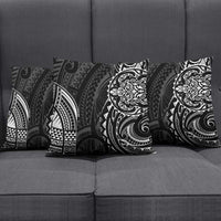 Polynesian Turtle Tribal Tattoo Pillow Cover Black Style - Polynesian Pride