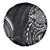 Polynesian Turtle Tribal Tattoo Spare Tire Cover Black Style