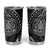Polynesian Turtle Tribal Tattoo Tumbler Cup Black Style