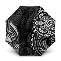 Polynesian Turtle Tribal Tattoo Umbrella Black Style - Polynesian Pride