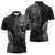 Polynesian Turtle Tribal Tattoo Zipper Polo Shirt Black Style - Polynesian Pride