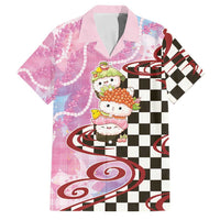 Personalized Japanese Kawaii Sushi Roll Family Matching Short Sleeve Bodycon Dress and Hawaiian Shirt Wagara Palaka Pattern