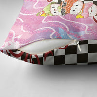 Personalized Japanese Kawaii Sushi Roll Pillow Cover Wagara Palaka Pattern