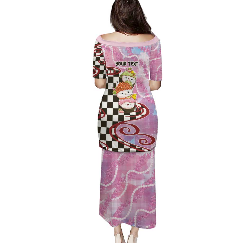 Personalized Japanese Kawaii Sushi Roll Puletasi Wagara Palaka Pattern