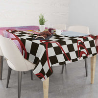 Personalized Japanese Kawaii Sushi Roll Tablecloth Wagara Palaka Pattern