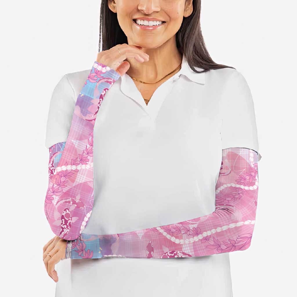 Japanese Koi Fish Arm Sleeves Pink Wagara Palaka Honohono Pikake Lei