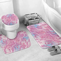 Japanese Koi Fish Bathroom Set Pink Wagara Palaka Honohono Pikake Lei