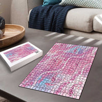 Japanese Koi Fish Puzzle Pink Wagara Palaka Honohono Pikake Lei