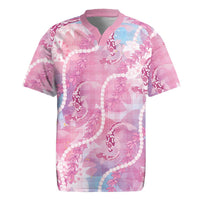 Japanese Koi Fish Rugby Jersey Pink Wagara Palaka Honohono Pikake Lei