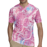 Japanese Koi Fish Rugby Jersey Pink Wagara Palaka Honohono Pikake Lei