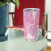 Japanese Koi Fish Tumbler Cup Pink Wagara Palaka Honohono Pikake Lei