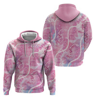 Japanese Koi Fish Zip Hoodie Pink Wagara Palaka Honohono Pikake Lei