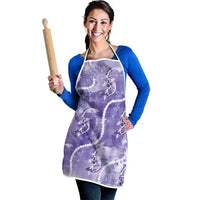 Japanese Koi Fish Apron Purple Wagara Palaka Honohono Pikake Lei