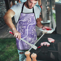Japanese Koi Fish Apron Purple Wagara Palaka Honohono Pikake Lei