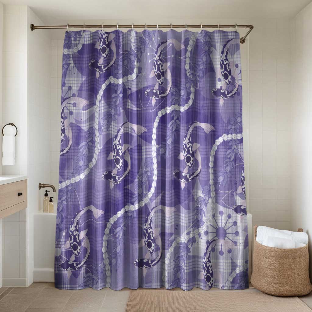 Japanese Koi Fish Bathroom Set Purple Wagara Palaka Honohono Pikake Lei