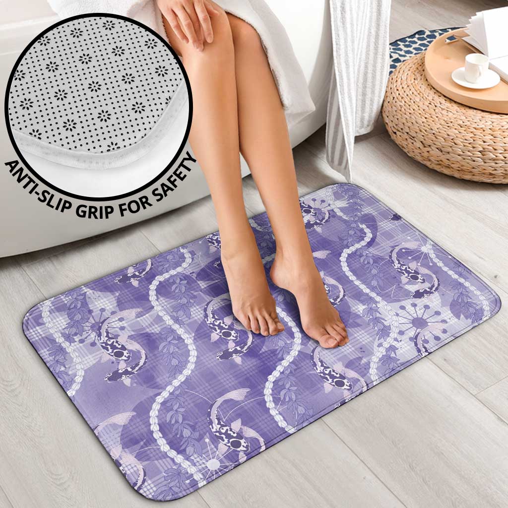 Japanese Koi Fish Bathroom Set Purple Wagara Palaka Honohono Pikake Lei